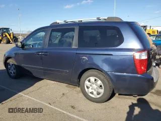 2007 Kia Sedona EX with VIN KNDMB233476174299, listed as a Copart auction lot 83980974 with 204,515 mi miles and Salvage Title. Bid and sale history available at DreamBid. Image 2.