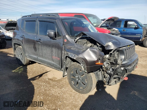 2018 Jeep Renegade Trailhawk with VIN ZACCJBCB5JPH08761, listed as a Copart auction lot 42610205 with 111,018 mi miles and Salvage Title. Bid and sale history available at carsss.com. Image 4.