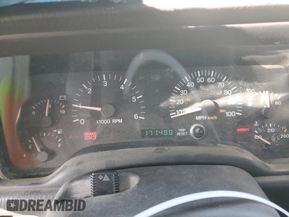 2001 Jeep Cherokee Sport with VIN 1J4FT48S01L622526, listed as a Copart auction lot 45659225 with 171,488 mi miles and Salvage Title. Bid and sale history available at carsss.com. Image 9.