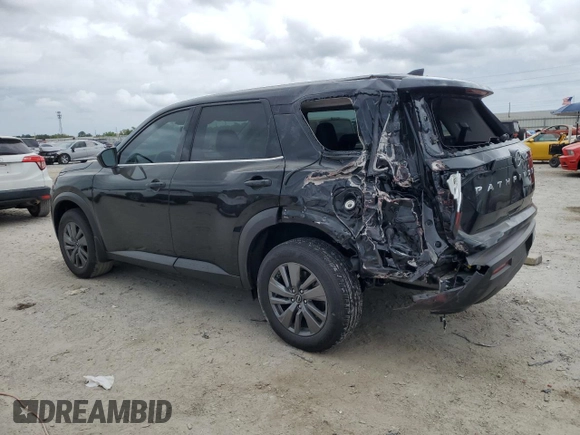 2024 Nissan Pathfinder S with VIN 5N1DR3AC5RC283701, listed as a Copart auction lot 50776655 with 1,504 mi miles and Salvage title. Bid and sale history available at DreamBid. Image 2.