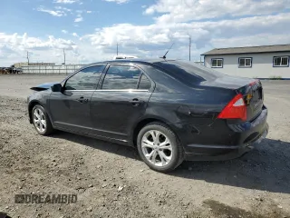2012 Ford Fusion SE with VIN 3FAHP0HA3CR327756, listed as a Copart auction lot 58384915 with 124,406 mi miles and Salvage title. Bid and sale history available at DreamBid. Image 2.