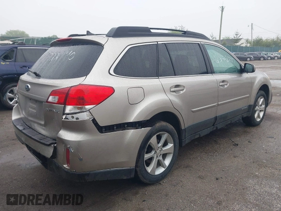 2014 Subaru Outback Limited with VIN 4S4BRCLC7E3213826, listed as a IAAI auction lot 42322640 with 97,930 mi miles and . Bid and sale history available at DreamBid. Image 4.