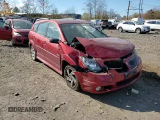 2007 Pontiac Vibe with VIN 5Y2SL65877Z407708, listed as a Copart auction lot 78583274 with 0 mi miles and Salvage Title. Bid and sale history available at carsss.com. Image 10.