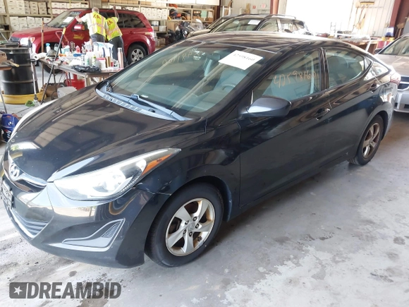 2014 Hyundai Elantra SE with VIN 5NPDH4AE9EH538105, listed as a IAAI auction lot 42598160 with 97,997 mi miles and . Bid and sale history available at DreamBid. Image 2.