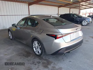 2021 Lexus IS 300 with VIN JTHCA1D20M5112820, listed as a IAAI auction lot 42147803 with 157,042 mi miles and . Bid and sale history available at DreamBid. Image 3.