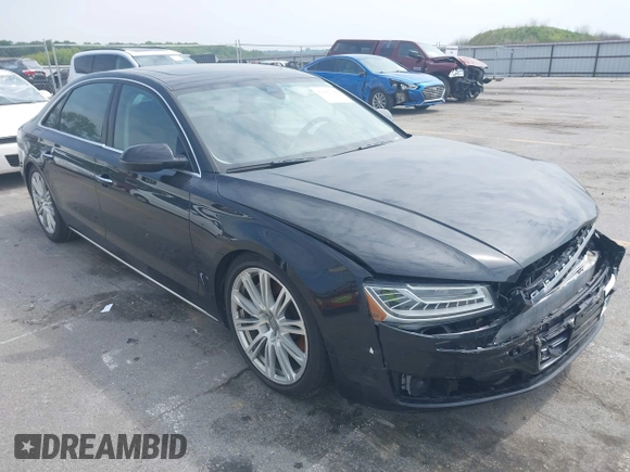 2015 Audi A8 4.0T with VIN WAU32AFD6FN002710, listed as a IAAI auction lot 42447149 with 109,791 mi miles and . Bid and sale history available at DreamBid. Image 1.