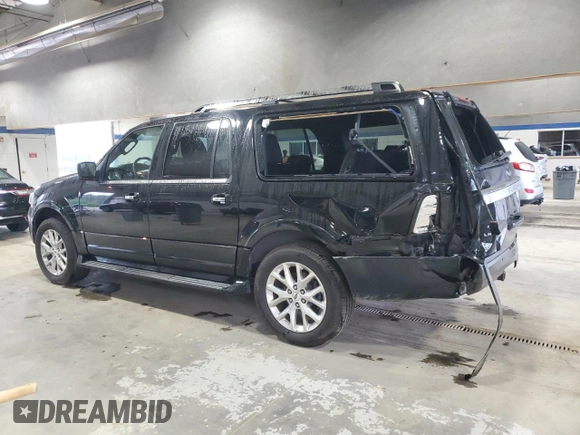 2017 Ford Expedition Max Limited with VIN 1FMJK1KT1HEA04225, listed as a Copart auction lot 60507425 with 138,372 mi miles and Salvage title. Bid and sale history available at DreamBid. Image 2.