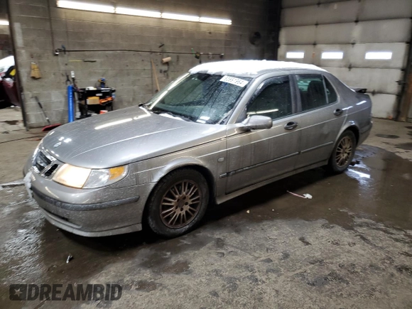 2005 Saab 9-5 Arc with VIN YS3ED49A153521062, listed as a Copart auction lot 83991964 with 107,668 mi miles and Salvage Title. Bid and sale history available at carsss.com. Image 1.