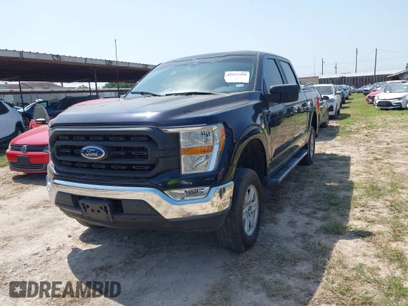 2021 Ford F-150 XL with VIN 1FTEW1CP4MFB99785, listed as a IAAI auction lot 41957599 with 39,307 mi miles and . Bid and sale history available at DreamBid. Image 6.