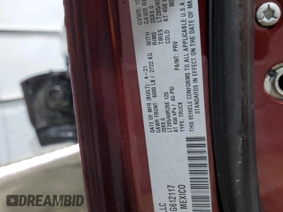 2021 Ram 2500 Big Horn z VIN 3C6UR5DL9MG612117, wystawiony jako Copart lot #49733725 z przebiegiem 65 590 mil mil oraz Szkody całkowita. Historia ofert i sprzedaży dostępna na DreamBid. Obrazek 12.