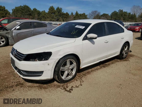 2014 Volkswagen Passat S с VIN 1VWAP7A37EC006897, выставлен на аукционе Copart как лот 53035155 с пробегом 176 129 миль миль и Списание • Salvage title. История ставок и продаж доступна на DreamBid. Изображение 1.