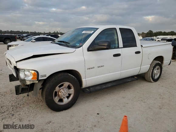 2003 Dodge Ram 2500 ST with VIN 3D7KA28D23G811801, listed as a Copart auction lot 44630385 with 85,363 mi miles and Salvage Title. Bid and sale history available at carsss.com. Image 1.