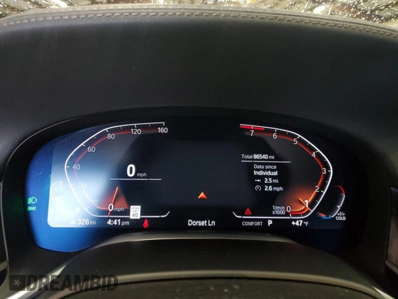 2022 BMW 7 Series 740i xDrive z VIN WBA7T4C02NCH59103, wystawiony jako Copart lot #58295555 z przebiegiem 86 540 mil mil oraz Czysty tytuł • Clean title. Historia ofert i sprzedaży dostępna na DreamBid. Obrazek 9.
