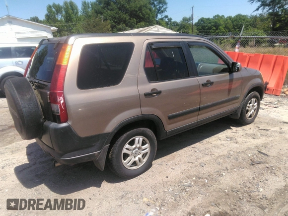 2002 Honda CR-V EX with VIN SHSRD78852U006582, listed as a IAAI auction lot 42145553 with 240,385 mi miles. Bid and sale history available at carsss.com. Image 4.