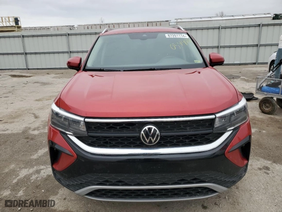 2022 Volkswagen Taos SE with VIN 3VVYX7B20NM054989, listed as a Copart auction lot 87201114 with NaN miles and Salvage Title. Bid and sale history available at carsss.com. Image 5.