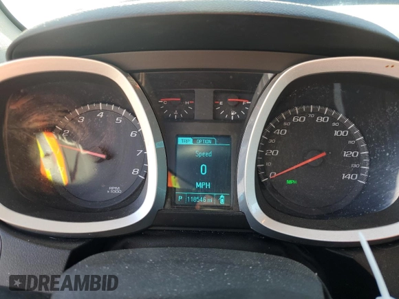 2015 Chevrolet Equinox LT with VIN 2GNFLGEK4F6347617, listed as a Copart auction lot 47423295 with 118,546 mi miles and Salvage Title. Bid and sale history available at carsss.com. Image 9.
