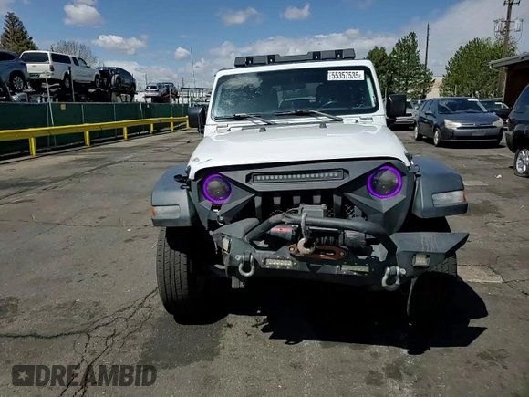 2018 Jeep Wrangler Unlimited Sport S with VIN 1C4HJXDN9JW279137, listed as a Copart auction lot 55357535 with 72,104 mi miles and Salvage title. Bid and sale history available at DreamBid. Image 13.