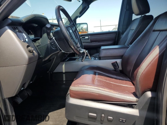 2017 Ford Expedition Max Platinum with VIN 1FMJK1MT3HEA37157, listed as a Copart auction lot 57673355 with 88,180 mi miles and Salvage title. Bid and sale history available at DreamBid. Image 7.