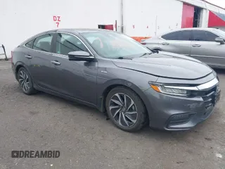 2019 Honda Insight Touring with VIN 19XZE4F90KE020510, listed as a IAAI auction lot 41838187 with 88,649 mi miles and . Bid and sale history available at carsss.com. Image 1.