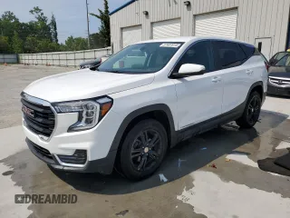 2022 GMC Terrain SLE with VIN 3GKALMEV7NL111764, listed as a Copart auction lot 57487815 with 47,373 mi miles and Salvage title. Bid and sale history available at DreamBid. Image 1.