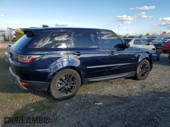 2020 Land Rover Range Rover Sport SE with VIN SALWG2SU4LA701066, listed as a Copart auction lot 47597345 with 97,553 mi miles and Salvage title. Bid and sale history available at DreamBid. Image 3.