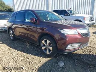 2016 Acura MDX with VIN 5FRYD4H25GB043943, listed as a IAAI auction lot 41731449 with 149,648 mi miles. Bid and sale history available at carsss.com. Image 1.