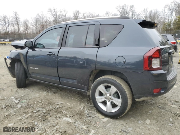 2014 Jeep Compass Latitude with VIN 1C4NJCEB5ED744997, listed as a Copart auction lot 87148424 with 124,408 mi miles and Salvage Title. Bid and sale history available at carsss.com. Image 2.