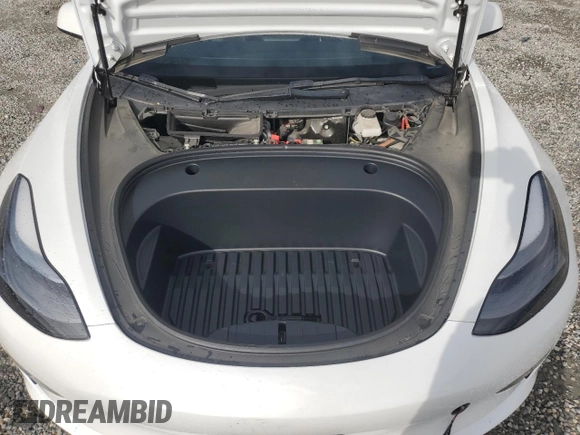 2023 Tesla Model 3 with VIN 5YJ3E1EA9PF450392, listed as a Copart auction lot 48534385 with 36,829 mi miles and Salvage Title. Bid and sale history available at DreamBid. Image 13.