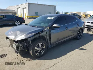 2021 Nissan Sentra SV with VIN 3N1AB8CV8MY294640, listed as a Copart auction lot 51853695 with 111,134 mi miles and Salvage Title. Bid and sale history available at DreamBid. Image 1.