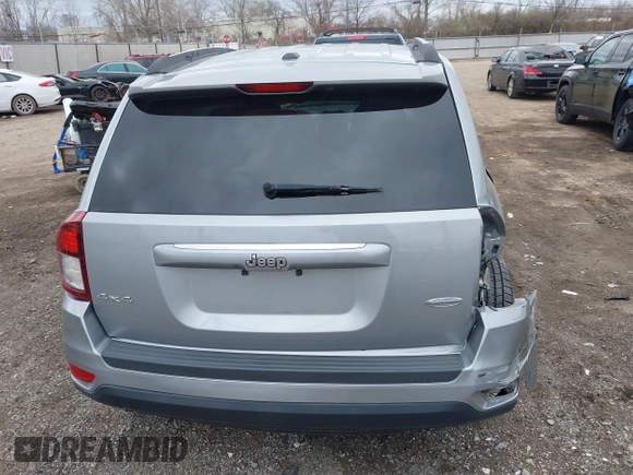 2017 Jeep Compass High Altitude with VIN 1C4NJDEB1HD204718, listed as a IAAI auction lot 41830922 with 101,164 mi miles and . Bid and sale history available at carsss.com. Image 16.
