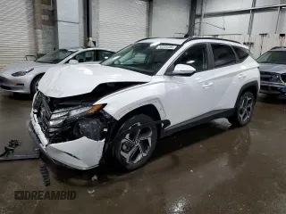 2022 Hyundai Tucson SEL z VIN 5NMJFCAEXNH011643, wystawiony jako Copart lot #56355495 z przebiegiem 48 073 mil mil oraz Szkoda całkowita • Salvage title. Historia ofert i sprzedaży dostępna na DreamBid. Obrazek 1.