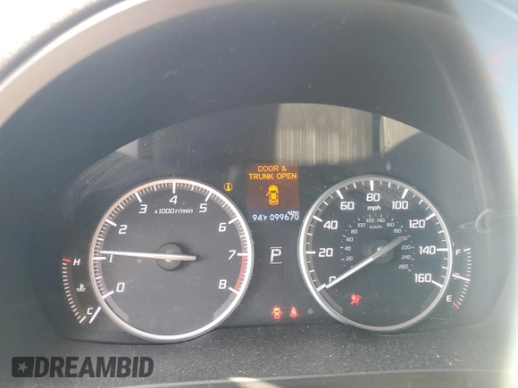 2017 Acura ILX with VIN 19UDE2F3XHA008226, listed as a Copart auction lot 57912505 with 99,670 mi miles and Salvage title. Bid and sale history available at DreamBid. Image 9.