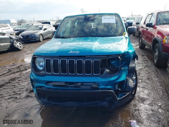 2019 Jeep Renegade Sport with VIN ZACNJBAB7KPK34175, listed as a IAAI auction lot 41632630 with 111,185 mi miles. Bid and sale history available at carsss.com. Image 12.