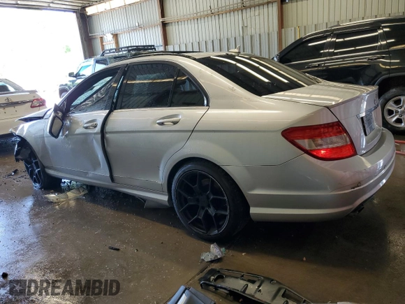 2009 Mercedes-Benz C 300 Sport with VIN WDDGF81X39R071490, listed as a Copart auction lot 61477135 with 138,068 mi miles and Salvage title. Bid and sale history available at DreamBid. Image 2.