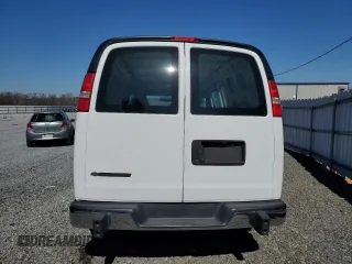 2018 Chevrolet Express Cargo Van with VIN 1GCWGAFG3J1903979, listed as a Copart auction lot 47412555 with 90,700 mi miles and Salvage Title. Bid and sale history available at carsss.com. Image 6.