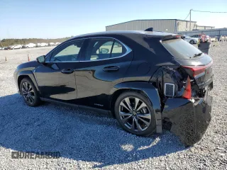 2022 Lexus UX 250h F Sport with VIN JTHR9JBH6N2060302, listed as a Copart auction lot 77128664 with 46,532 mi miles and Salvage Title. Bid and sale history available at DreamBid. Image 2.