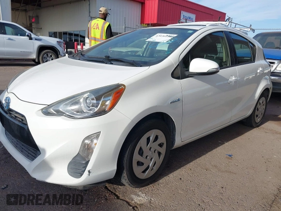 2016 Toyota Prius One with VIN JTDKDTB3XG1125307, listed as a IAAI auction lot 42030180 with 101,004 mi miles and . Bid and sale history available at DreamBid. Image 16.