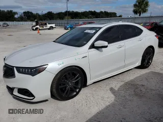 2019 Acura TLX w/A-Spec Pkg with VIN 19UUB1F61KA006305, listed as a Copart auction lot 81077674 with 82,763 mi miles and Salvage Title. Bid and sale history available at carsss.com. Image 1.