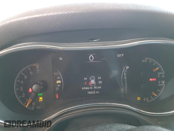 2017 Jeep Grand Cherokee 75th Anniversary with VIN 1C4RJEAG0HC868667, listed as a Copart auction lot 43383465 with 78,023 mi miles and Salvage title. Bid and sale history available at DreamBid. Image 9.
