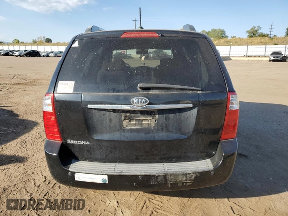 2010 Kia Sedona LX with VIN KNDMG4C31A6335678, listed as a Copart auction lot 76016514 with 130,889 mi miles and Salvage Title. Bid and sale history available at carsss.com. Image 6.