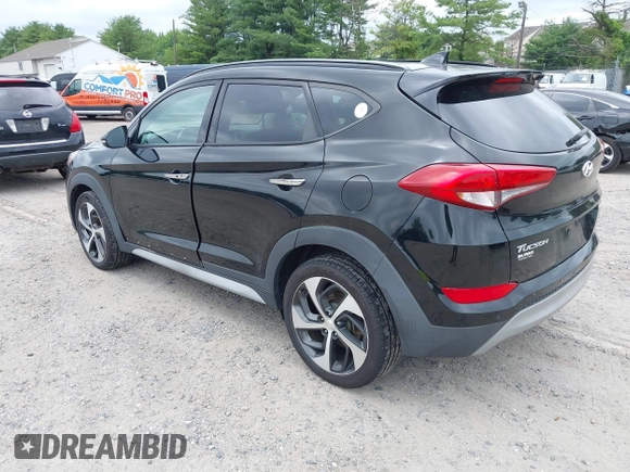 2017 Hyundai Tucson Limited with VIN KM8J3CA20HU534919, listed as a IAAI auction lot 42523205 with 68,549 mi miles and . Bid and sale history available at DreamBid. Image 3.