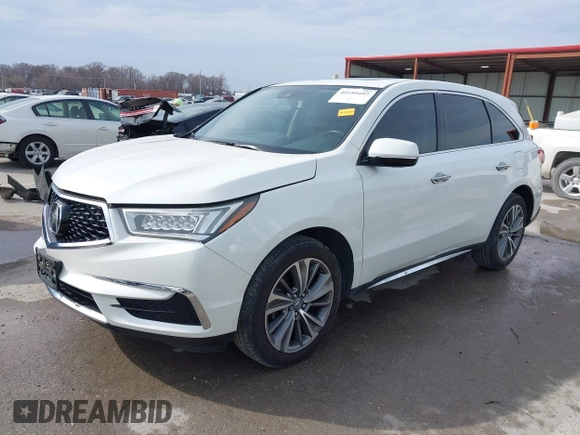 2017 Acura MDX w/Technology Pkg with VIN 5FRYD4H5XHB037230, listed as a IAAI auction lot 41695097 with 79,109 mi miles. Bid and sale history available at carsss.com. Image 2.