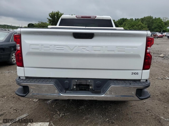 2021 Chevrolet Silverado 1500 Work Truck with VIN 1GCRYAEH3MZ440591, listed as a Copart auction lot 63490104 with 51,786 mi miles and Salvage Title. Bid and sale history available at carsss.com. Image 6.