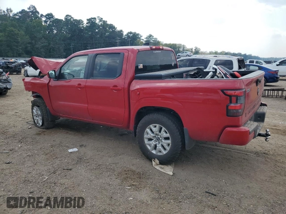 2022 Nissan Frontier SV with VIN 1N6ED1EK0NN652487, listed as a Copart auction lot 68125014 with 57,919 mi miles and Salvage Title. Bid and sale history available at carsss.com. Image 2.