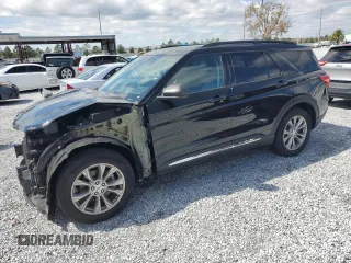 2024 Ford Explorer XLT with VIN 1FMSK7DH0RGA78192, listed as a Copart auction lot 45961825 with 5,155 mi miles and Salvage Title. Bid and sale history available at carsss.com. Image 1.