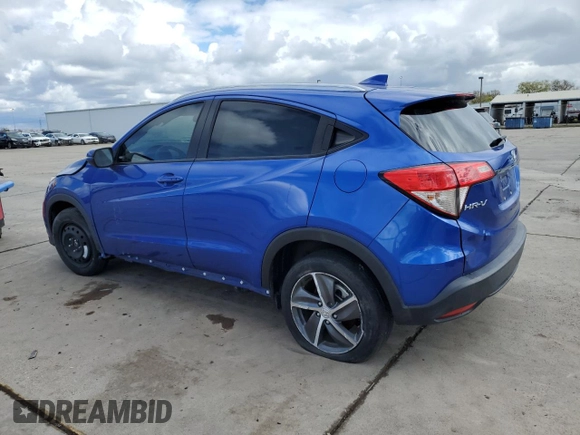 2021 Honda HR-V EX with VIN 3CZRU6H56MM750353, listed as a Copart auction lot 49117395 with Not Provided miles and Clean Title. Bid and sale history available at DreamBid. Image 2.