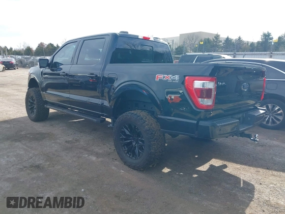 2023 Ford F-150 XL with VIN 1FTFW1E88PKE81241, listed as a IAAI auction lot 41235511 with 14,896 mi miles. Bid and sale history available at carsss.com. Image 3.