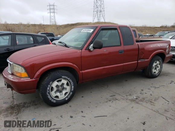 1998 GMC Sonoma SLS with VIN 1GTCT19X7W8511001, listed as a Copart auction lot 84243954 with 169,663 mi miles and Clean Title. Bid and sale history available at carsss.com. Image 1.