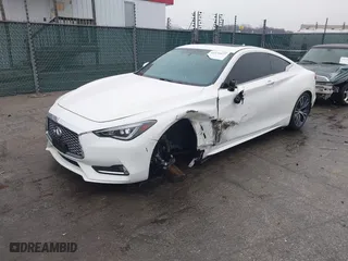 2017 Infiniti Q60 Sport with VIN JN1EV7EL3HM554322, listed as a IAAI auction lot 41472077 with 67,343 mi miles. Bid and sale history available at carsss.com. Image 19.