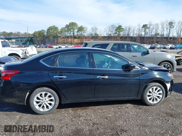 2019 Nissan Sentra SV with VIN 3N1AB7AP7KY445186, listed as a IAAI auction lot 41846095 with 54,267 mi miles and . Bid and sale history available at DreamBid. Image 13.